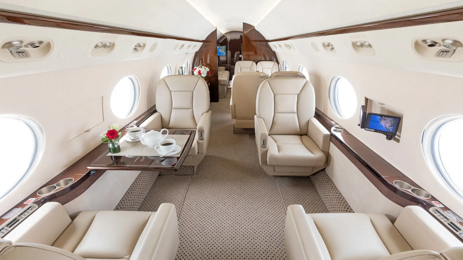 Gulfstream G450 Interior Seating